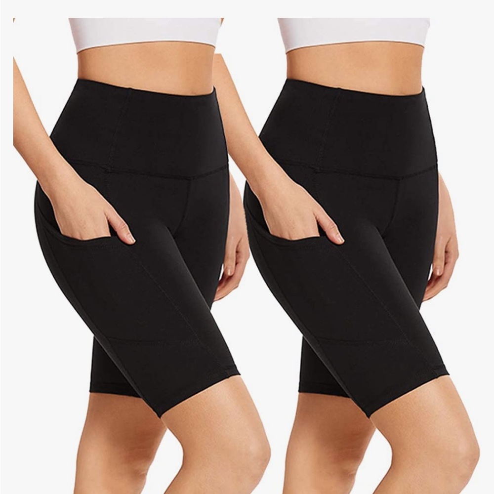 Brand new 2 pair biker shorts